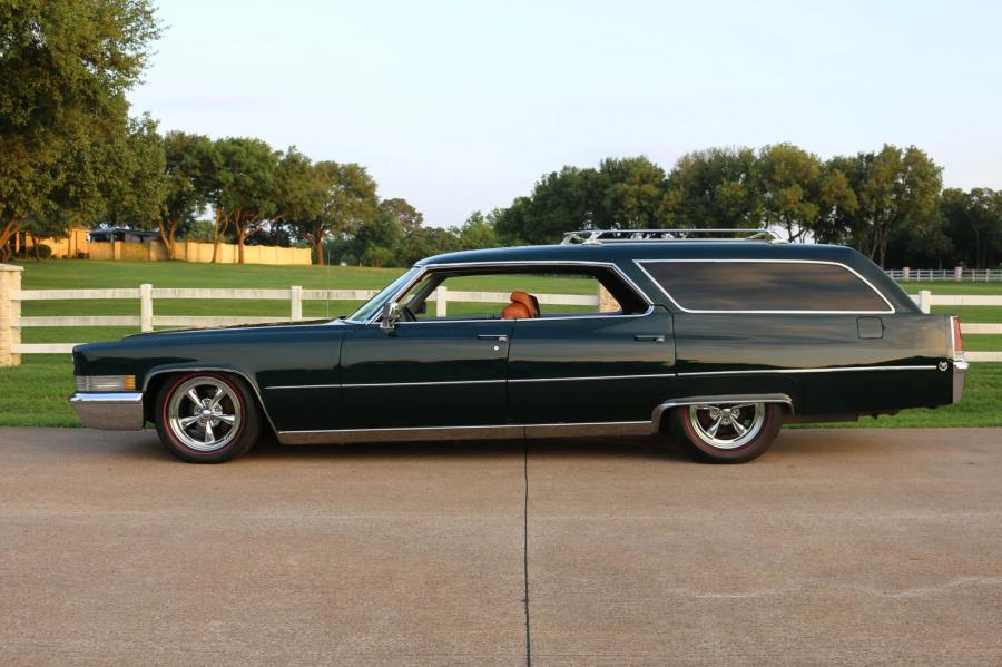  Cadillac DeVille 9-passenger Station Wagon by WISCO (B9114767) 1969 года  (фото 23 из 147)